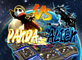 Panda vs Alien